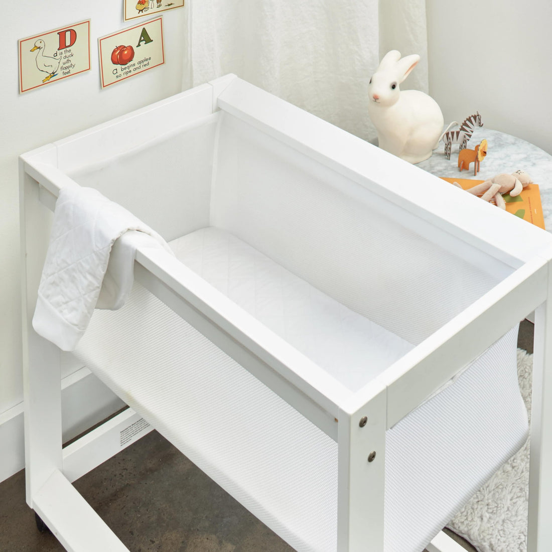 Cotton Quilted Fitted Waterproof Bassinet Mattress Protector