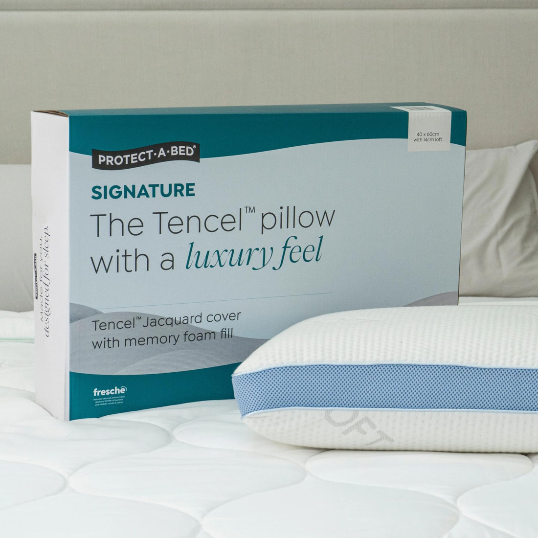 Signature Tencel™ Jacquard Memory Foam Pillows