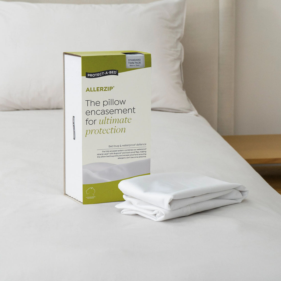 Allerzip® Fully Encased Waterproof Pillow Protector