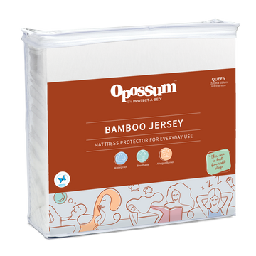 Bamboo Jersey Fitted Waterproof Mattress Protector