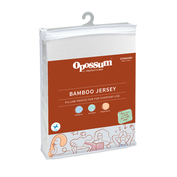 Bamboo Jersey Fitted Waterproof Pillow Protector