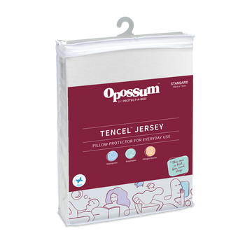 Tencel™ Jersey Fitted Waterproof Pillow Protector