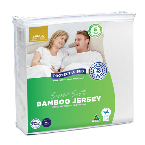 Super Soft Bamboo Jersey Mattress Protectors