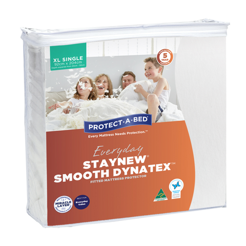 Staynew Smooth Dynatex Fitted Waterproof Mattress Protector