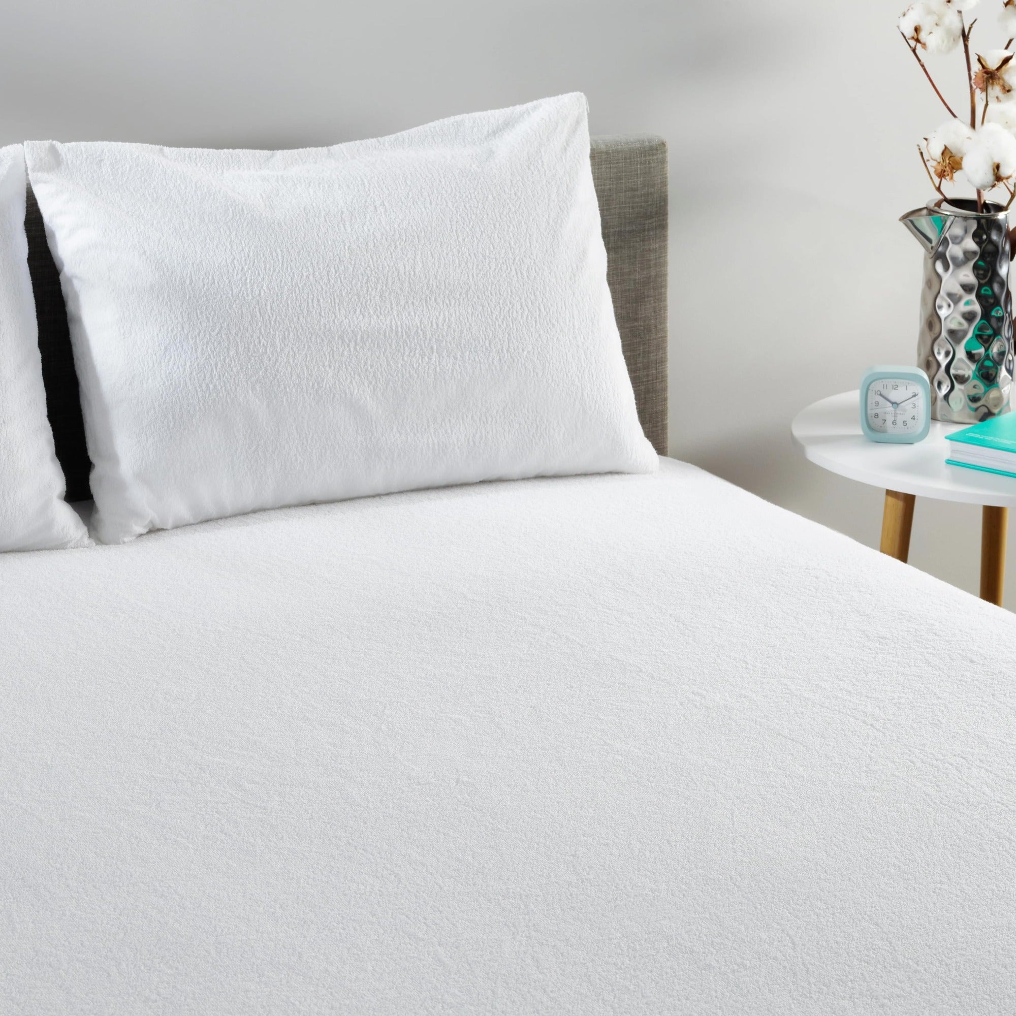 Woolcomfort Cotton Terry Fully Fitted Waterproof Mattress Protector Single Size main image 1