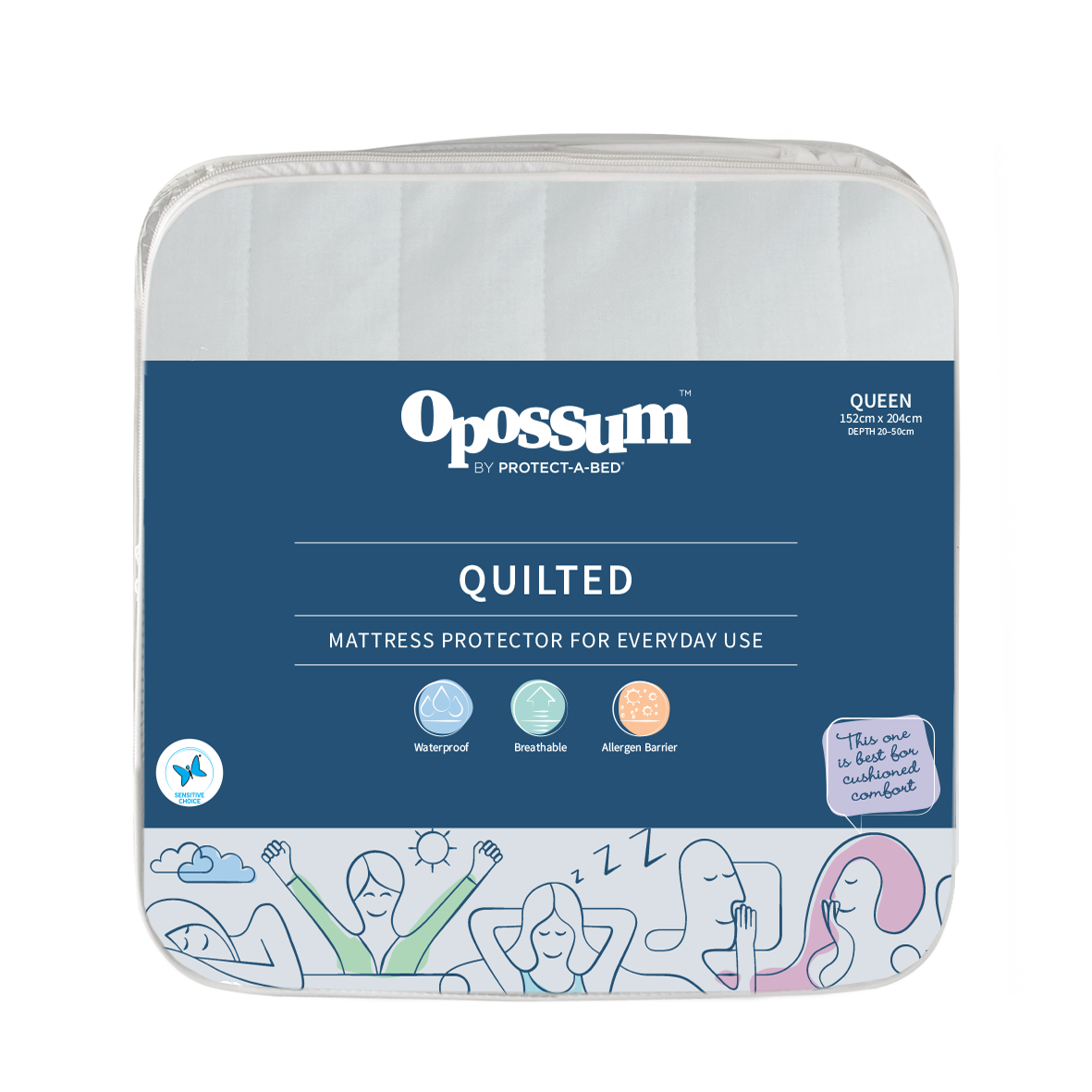 Quilted Fitted Waterproof Mattress Protector