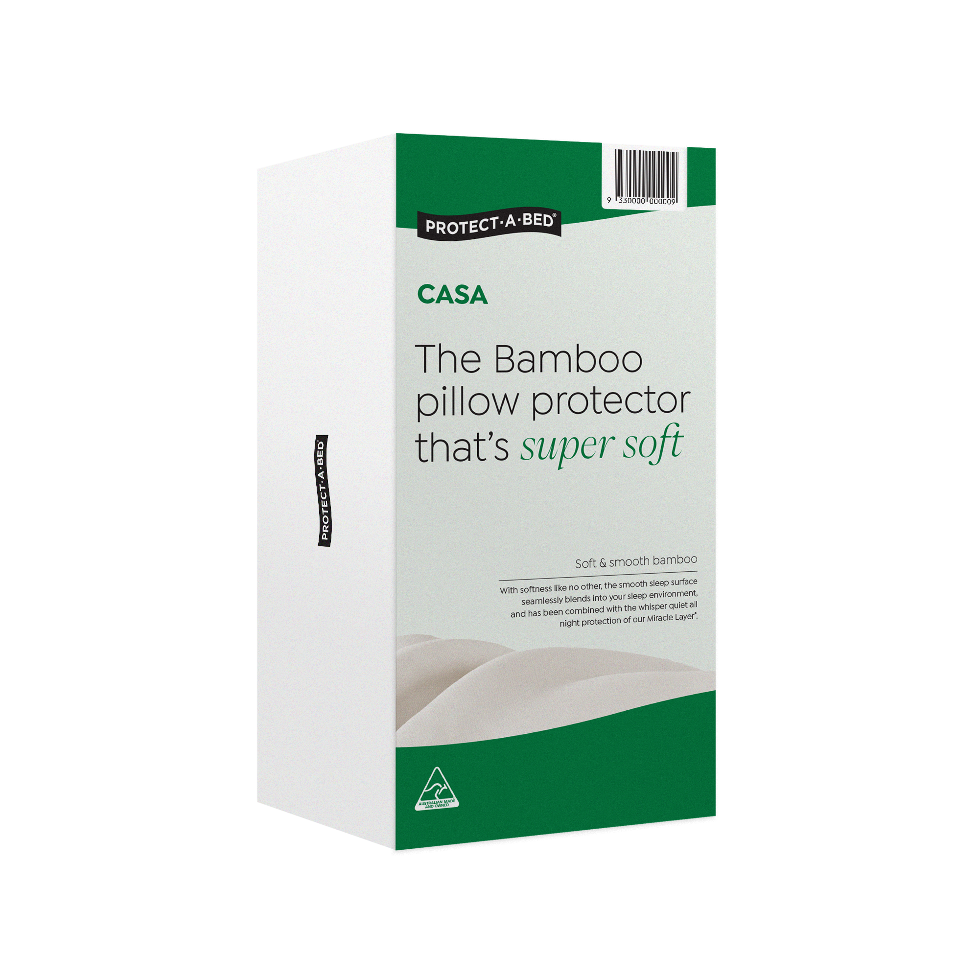 Casa Bamboo Jersey Waterproof Pillow Protector