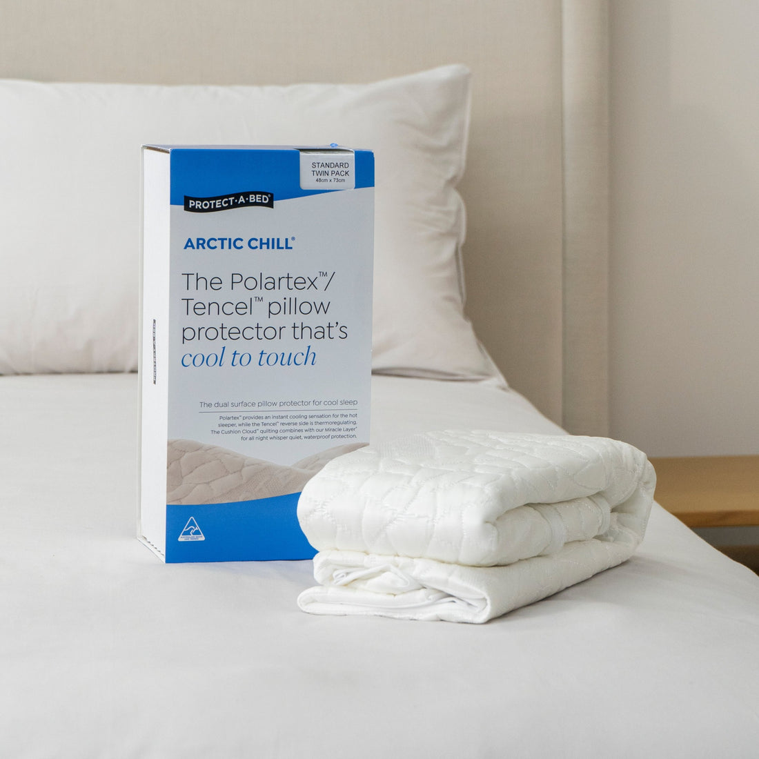 Arctic Chill® Polartex™ Jacquard Waterproof Pillow Protector