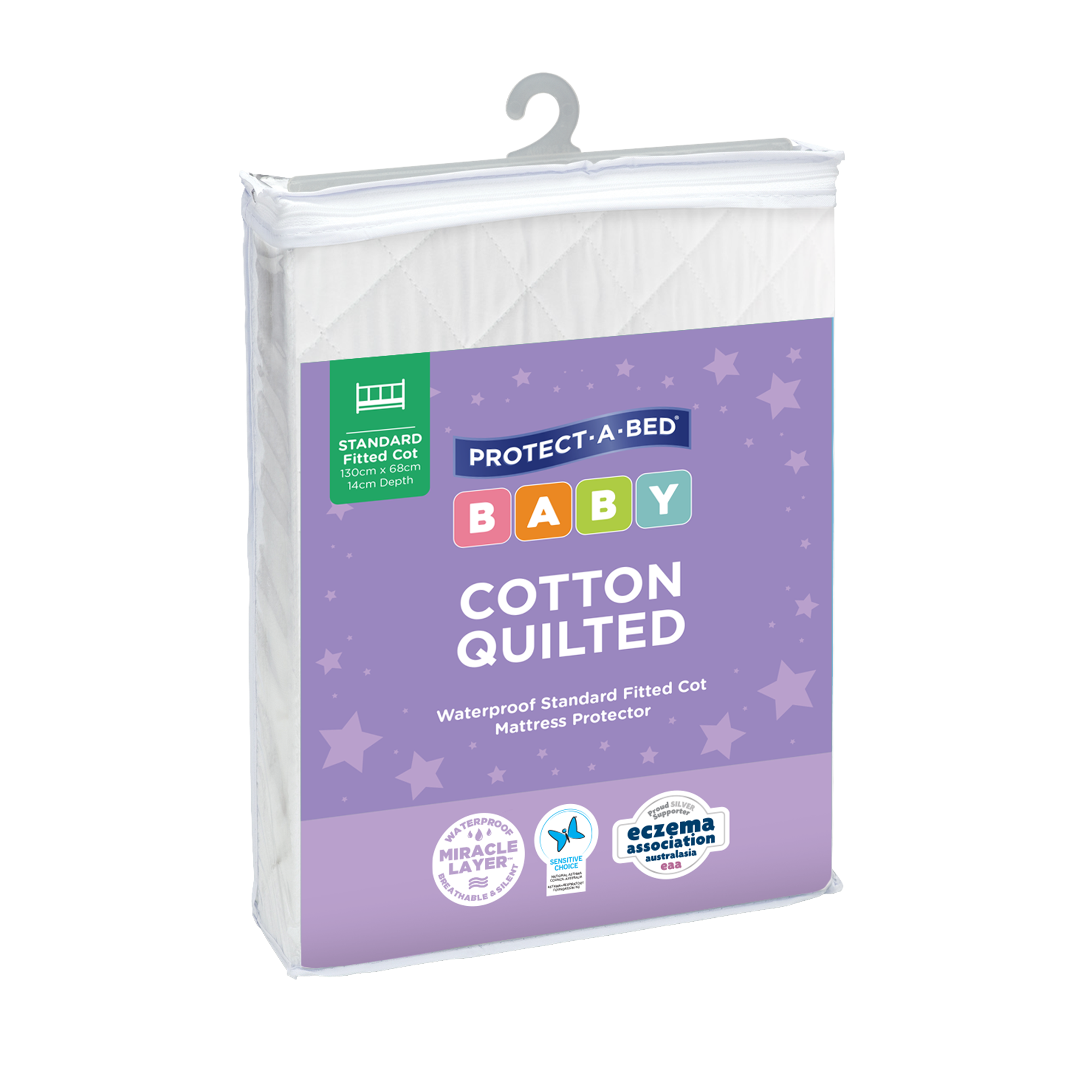 Cotton Quilted Fitted Waterproof Cot Mattress Protector