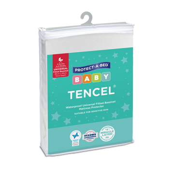 Tencel™ Fitted Waterproof Bassinet Mattress Protector