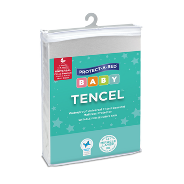 Tencel™ Fitted Waterproof Bassinet Mattress Protector