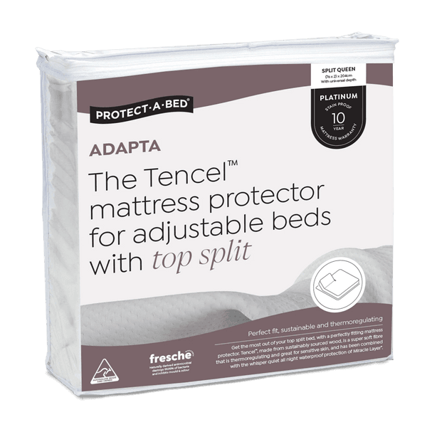 Adapta  Tencel™ Jacquard Mattress Protectors for Adjustable Beds with a Top Split