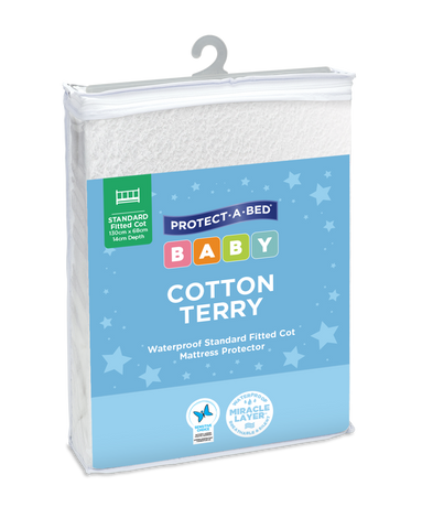Protect-A-Bed Super Absorbent Premium Cotton Terry Waterproof