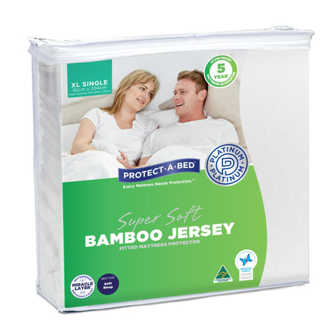 Super Soft Bamboo Jersey Mattress Protectors