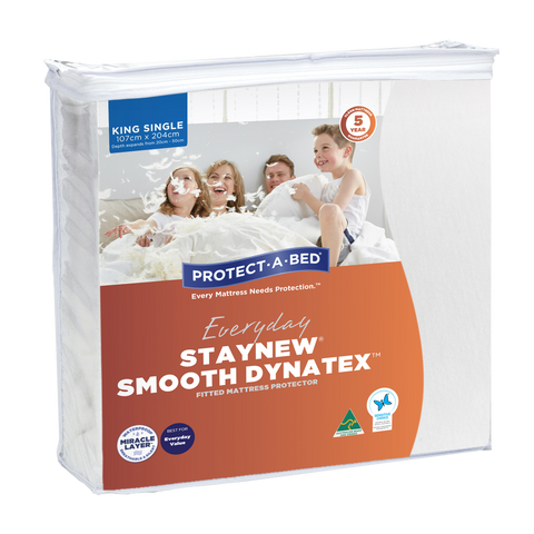 Staynew Smooth Dynatex Fitted Waterproof Mattress Protector
